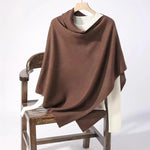 Poncho Merino Wool Lightweight Temperature-Regulating Warmth
