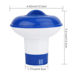 Pool Chlorine Dispenser Floating Adjustable Twist-Lock Lid