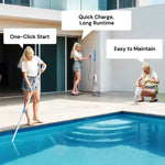 Pool Cleaner Cordless Rechargeable Interchangeable Heads