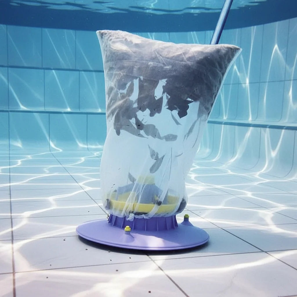 Pool Cleaner Water-Pressure Powered Reusable Filter Bag