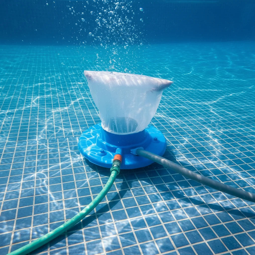 Pool Cleaner Water-Pressure Powered Reusable Filter Bag