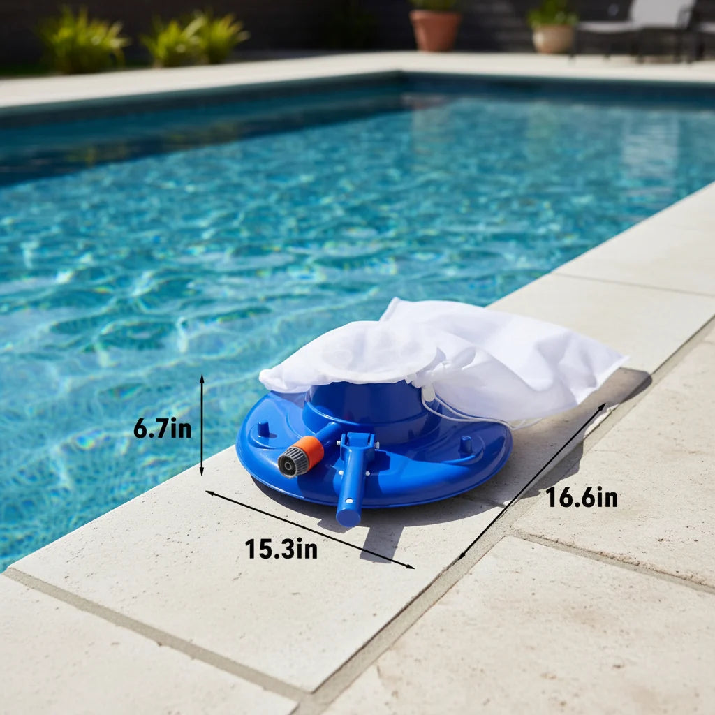 Pool Cleaner Water-Pressure Powered Reusable Filter Bag
