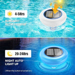 Pool Ionizer Solar-Powered 7-Color RGB Lighting