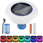 Pool Ionizer Solar-Powered 7-Color RGB Lighting