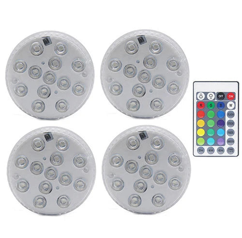 Pool Lights Submersible RGB Dimmable Remote-Controlled