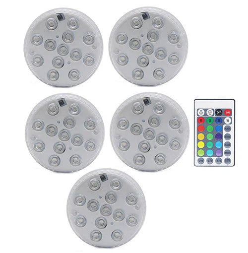 Pool Lights Submersible RGB Dimmable Remote-Controlled