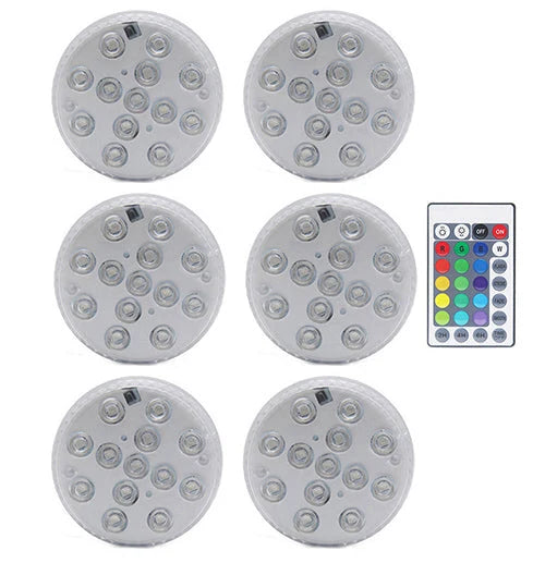Pool Lights Submersible RGB Dimmable Remote-Controlled