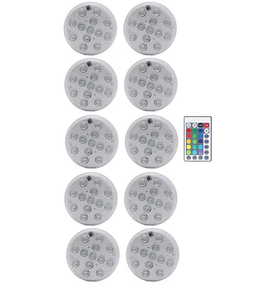 Pool Lights Submersible RGB Dimmable Remote-Controlled