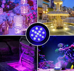 Pool Lights Submersible RGB Dimmable Remote-Controlled