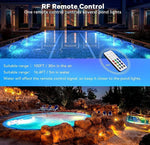 Pool Lights Submersible RGB Dimmable Remote-Controlled