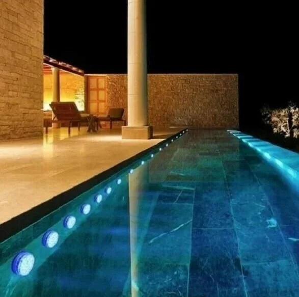 Pool Lights Submersible RGB Dimmable Remote-Controlled