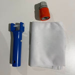Pool Vacuum Cleaner Hose-Powered Suction Reusable Mesh Filter