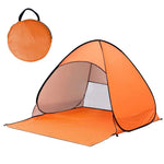Pop-Up Beach Tent Instant Setup Two-Person UV Blocking
