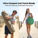 Pop-Up Beach Tent Instant Setup Two-Person UV Blocking