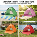 Pop-Up Beach Tent Instant Setup Two-Person UV Blocking