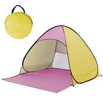 Pop-Up Beach Tent Instant Setup Two-Person UV Blocking