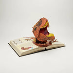 Pop-Up Book 3D Dinosaur Scenes Sturdy Pages