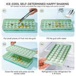Popsicle Mold Hockey Stick Shape BPA-Free 33-Grid