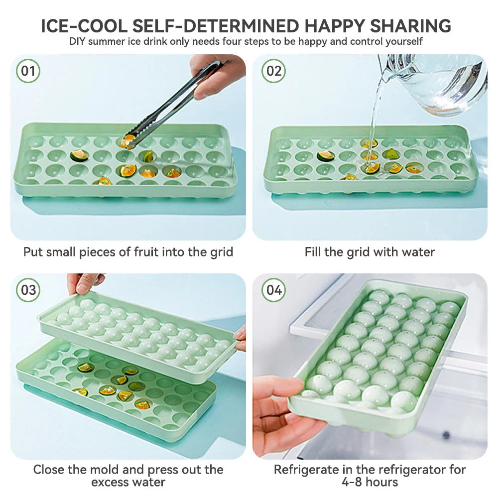Popsicle Mold Hockey Stick Shape BPA-Free 33-Grid
