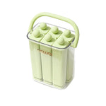 Popsicle Mold Reusable Silicone with Covered Storage Box