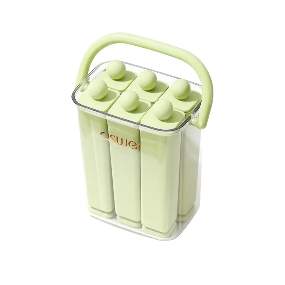 Popsicle Mold Reusable Silicone with Covered Storage Box