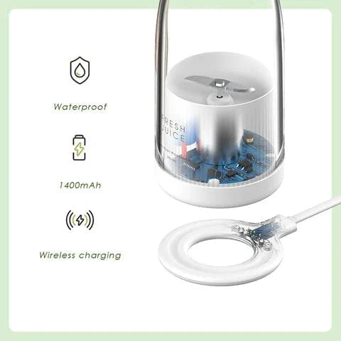 Portable Blender USB Rechargeable 16.91 Fl Oz Stainless Steel Cup