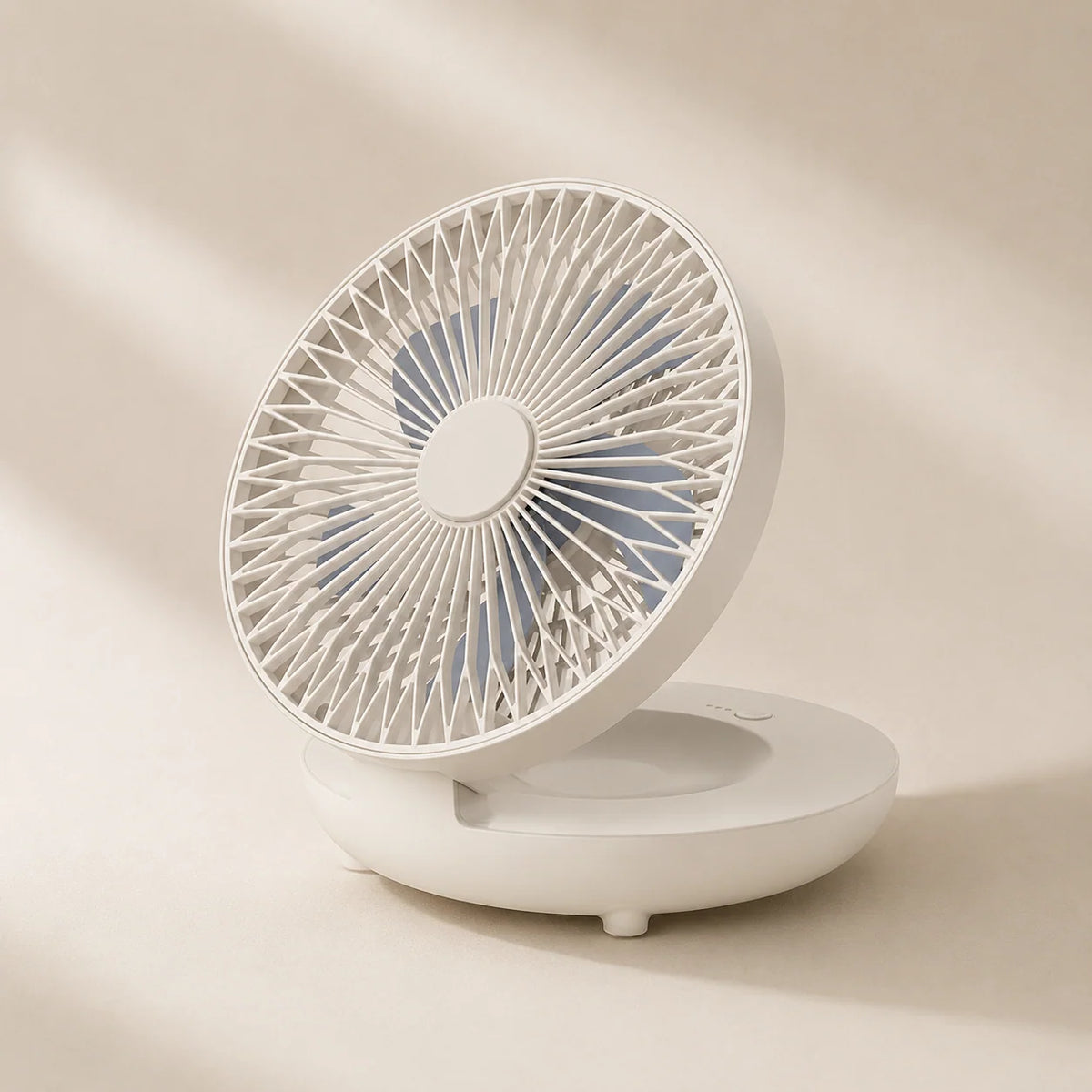Portable Desk Fan USB Rechargeable 3 Speed 36-Hour Battery