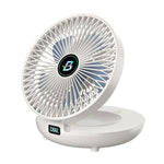 Portable Desk Fan USB Rechargeable 3 Speed 36-Hour Battery