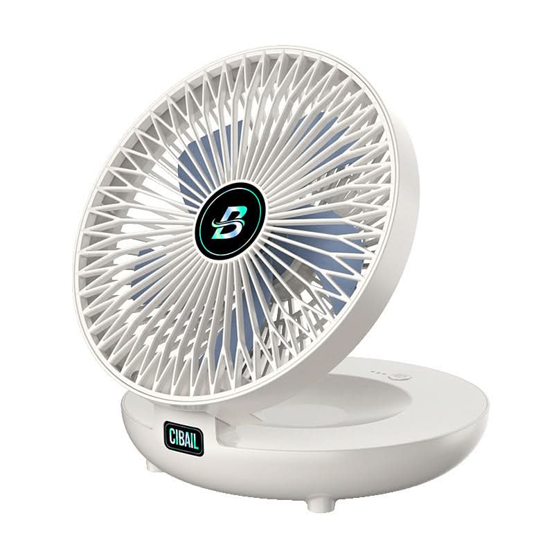 Portable Desk Fan USB Rechargeable 3 Speed 36-Hour Battery