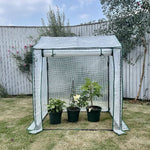 Portable Greenhouse Roll-Up Doors Weather-Resistant\Extension