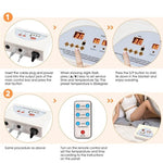 Portable Infrared Sauna Blanket Medical-Grade Adjustable Temperature & Reflective Stripes