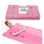 Portable Infrared Sauna Blanket Medical-Grade Adjustable Temperature & Reflective Stripes