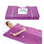 Portable Infrared Sauna Blanket Medical-Grade Adjustable Temperature & Reflective Stripes