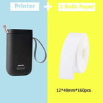 Portable Label Printer Bluetooth Thermal Ink-Free Rechargeable