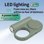 Portable Power Bank 5000mAh With Flashlight & Warmer