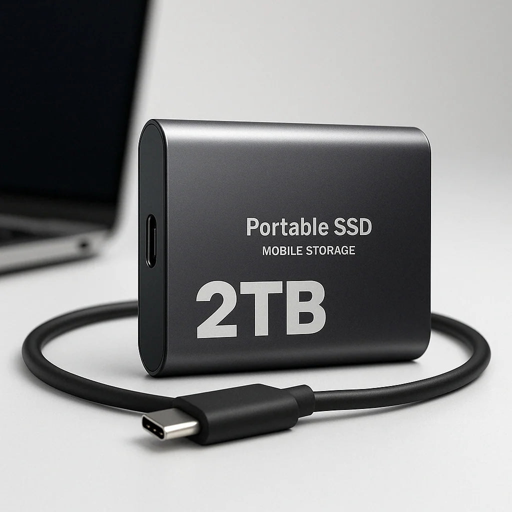 Portable SSD 2 TB USB-C 1050 MB/s Shock-Resistant