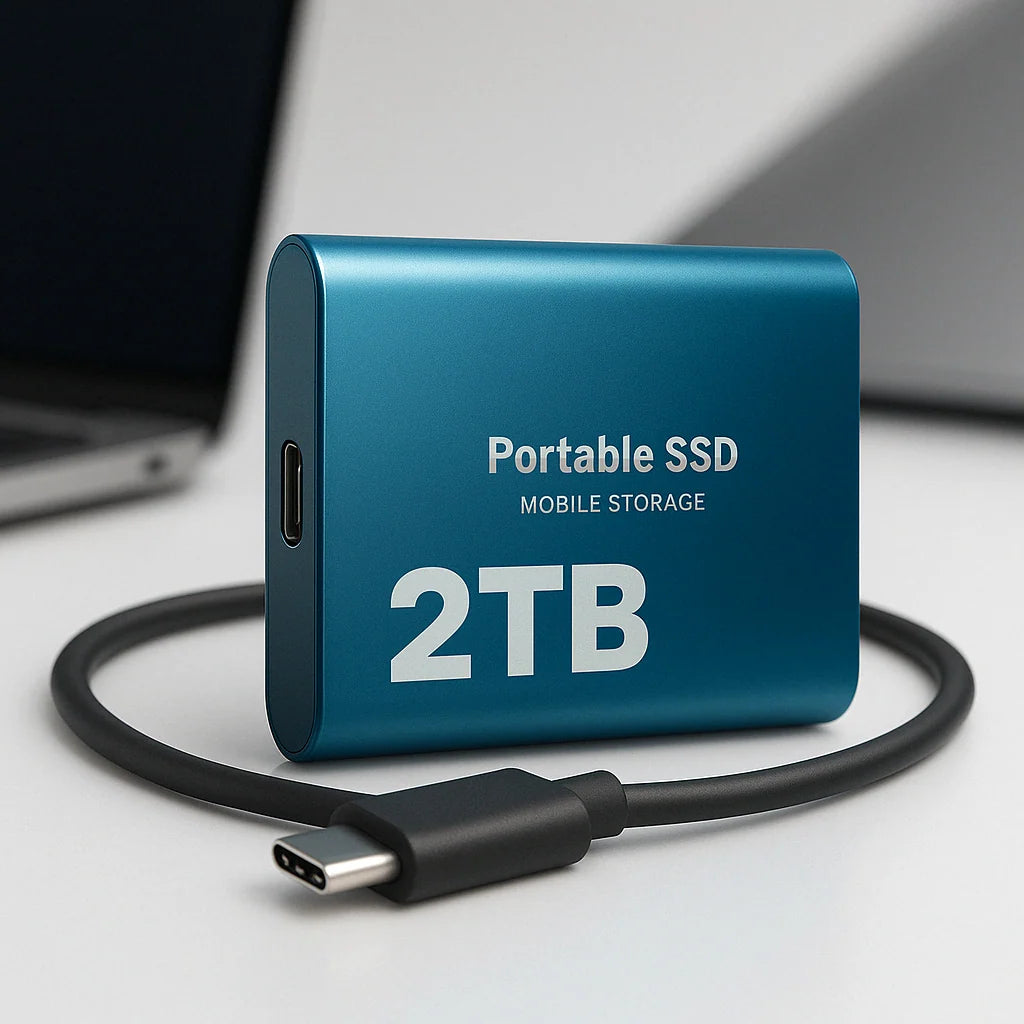 Portable SSD High-Speed 2 TB Shock-Resistant