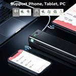 Portable Thermal Printer Inkless Wireless Letter-Size Printing