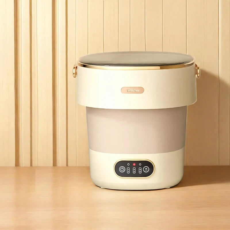 Portable Washing Machine Foldable Spin-Dry Function 11 lb Capacity