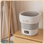Portable Washing Machine Foldable Spin-Dry Function 11 lb Capacity