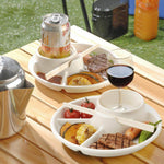Portion Control Plate Divided Microwave & Dishwasher Safe