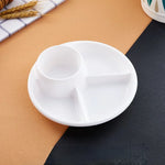 Portion Control Plate Divided Sections Heat-Resistant Polypropylene