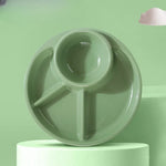 Portion Control Plate Divided Sections Heat-Resistant Polypropylene