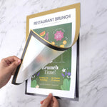 Poster Frame Magnetic Snap-Open Repositionable Self-Adhesive