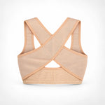 Posture Brace X-Shaped Cross-Back Adjustable Hook-and-Eye Closure