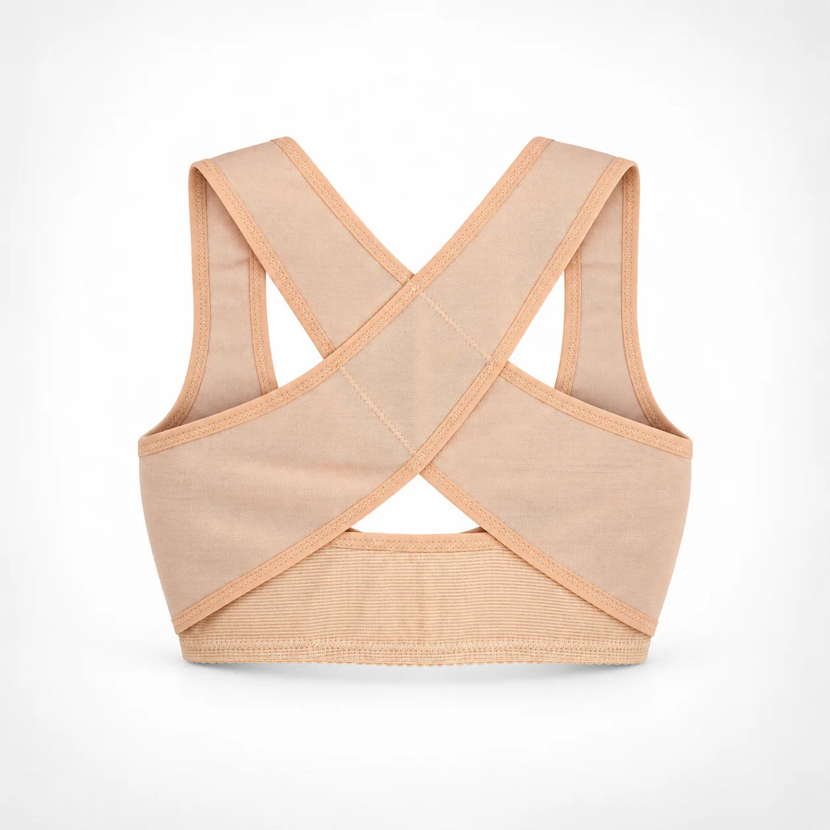 Posture Brace X-Shaped Cross-Back Adjustable Hook-and-Eye Closure