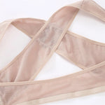 Posture Brace X-Shaped Cross-Back Adjustable Hook-and-Eye Closure
