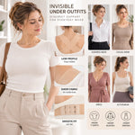 Posture Brace X-Shaped Cross-Back Adjustable Hook-and-Eye Closure