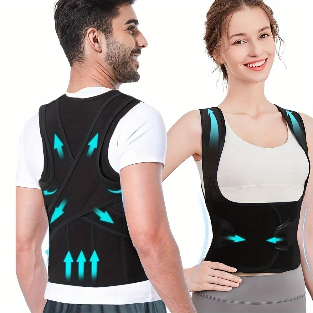 Posture Corrector Adjustable Breathable Back Support