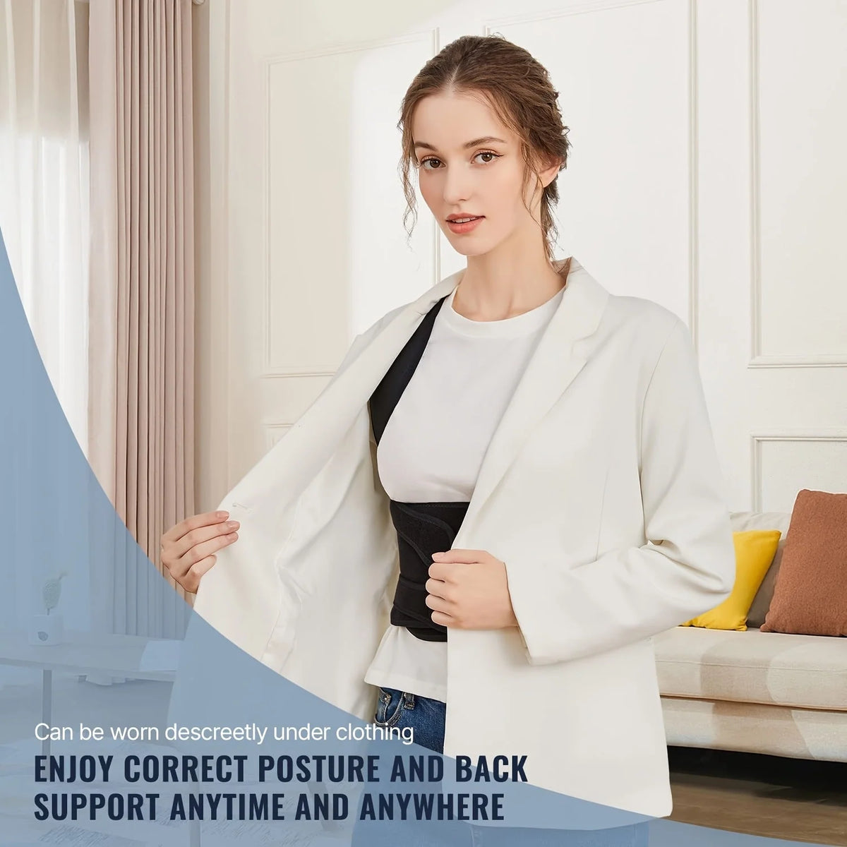 Posture Corrector Adjustable Breathable Back Support